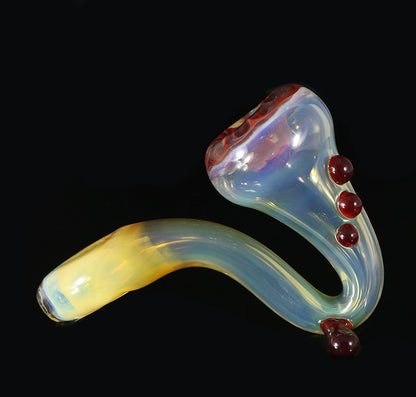 Sherlock Dry Pipe Red Honey Comb by, Glass by Mouse