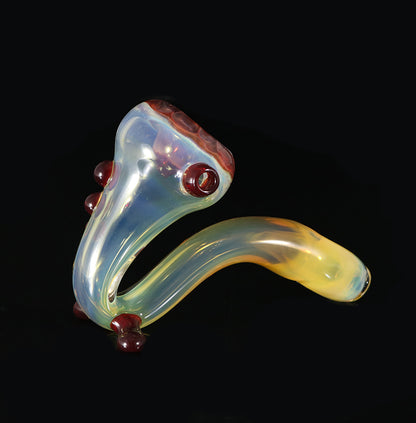 Sherlock Dry Pipe Red Honey Comb by, Glass by Mouse