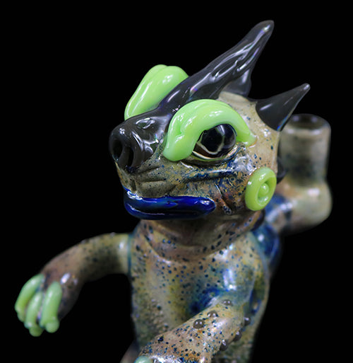 Newt Dab Rig - Moon Zotic, Slime & Grey  made by Phil Sundling