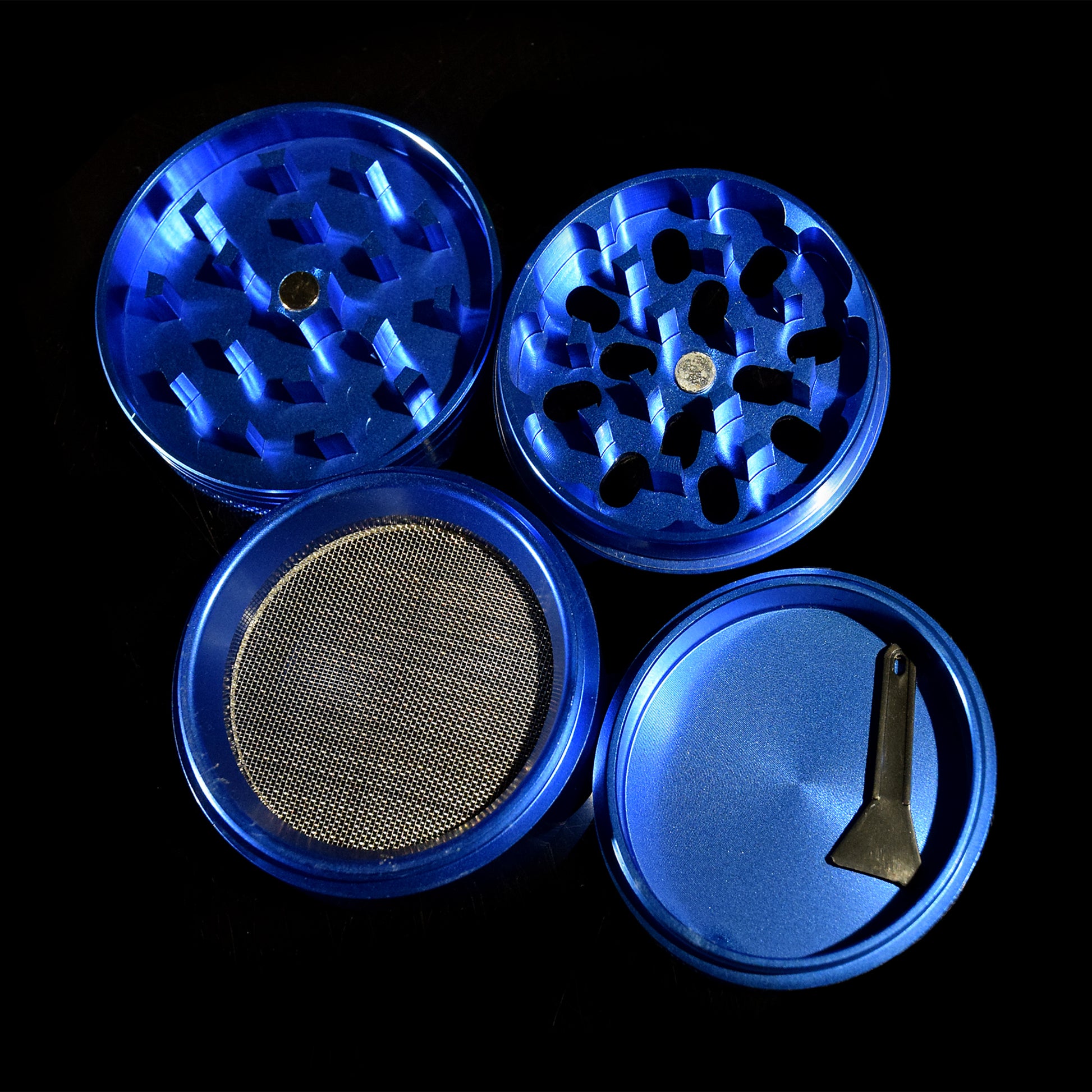 PRISM 4 part grinder open