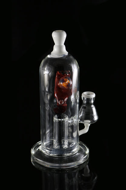 Dab Rig, Devils Right Hand bong #2 by, Phil sundling/Judd Migrant Glass