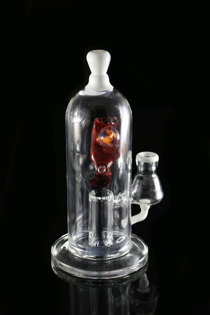 Dab Rig, Devils Right Hand bong #2 by, Phil sundling/Judd Migrant Glass