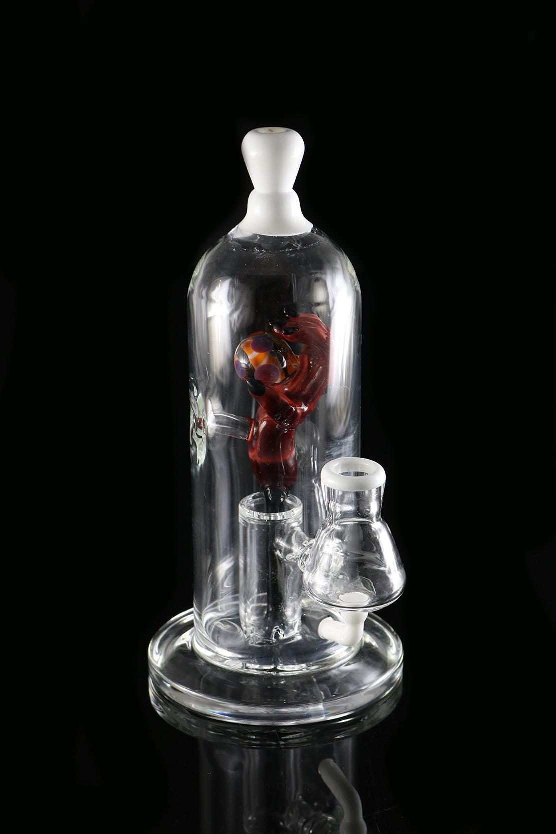 Dab Rig, Devils Right Hand bong #2 by, Phil sundling/Judd Migrant Glass