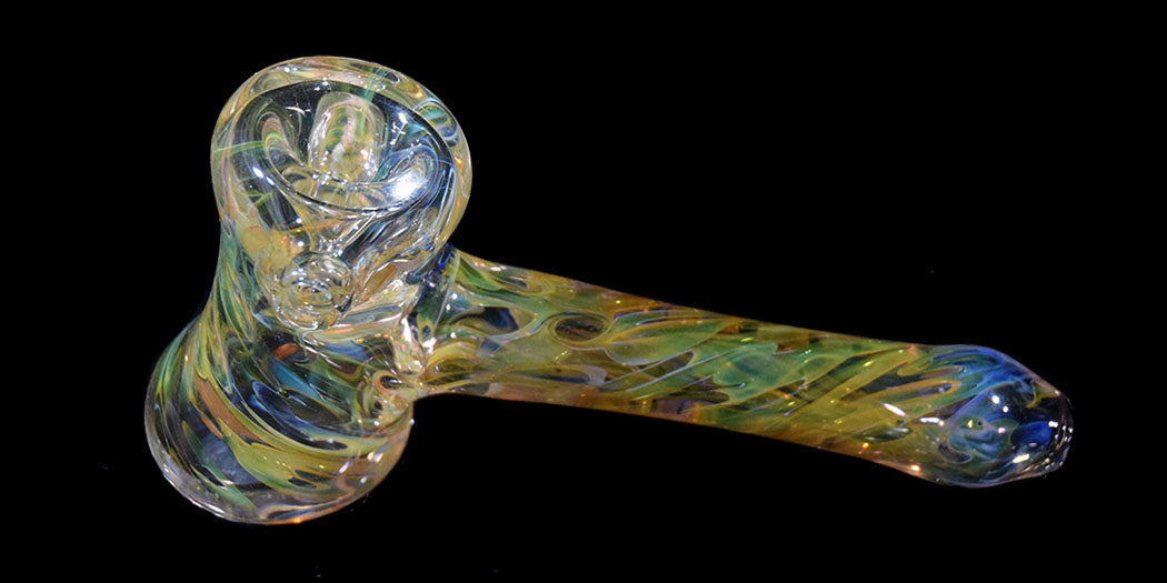 Glass Pipe - Hammer, Gold And Silver Fuming, 5.0 • American Made Glass  Pipes, Spoons, Bubblers, Bongs, Bats, Dab Straws