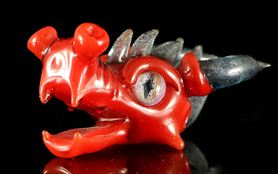 Red Dragon Pendant by Deviant art