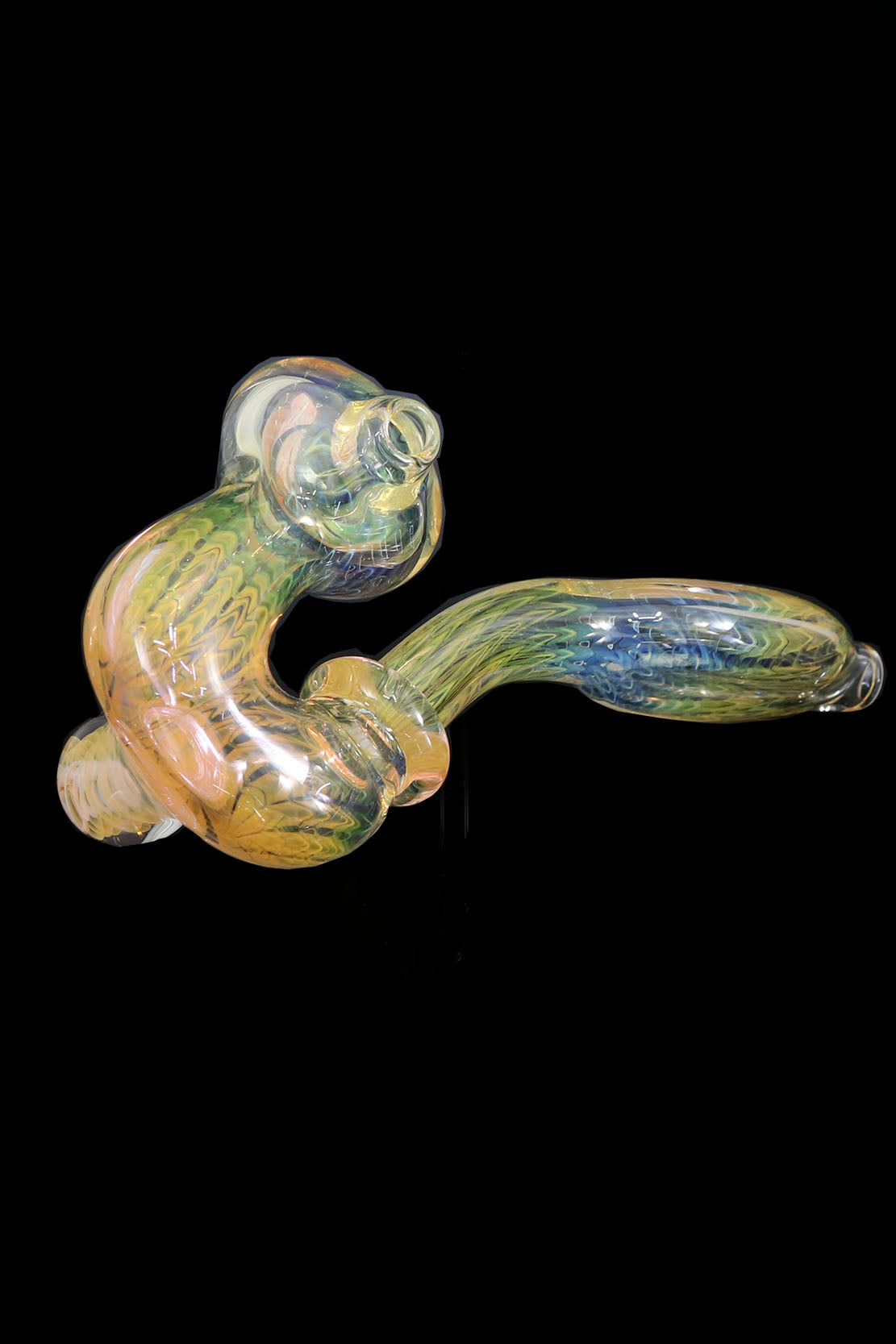 Fume Sherlock Dry Pipe by, Ck_glass – Prism Glassworks