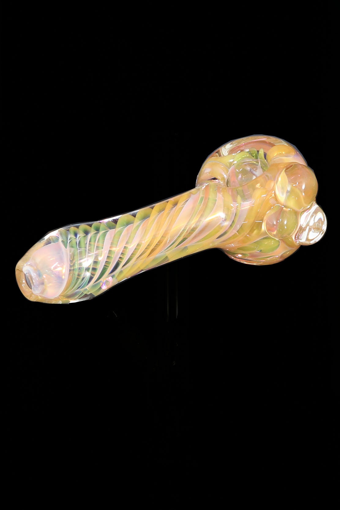 Fumed inside out Spoon pipe by, Ck_glass