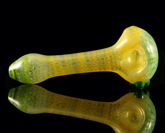 Citrus Spoon Dry Pipe, by CK_Glass
