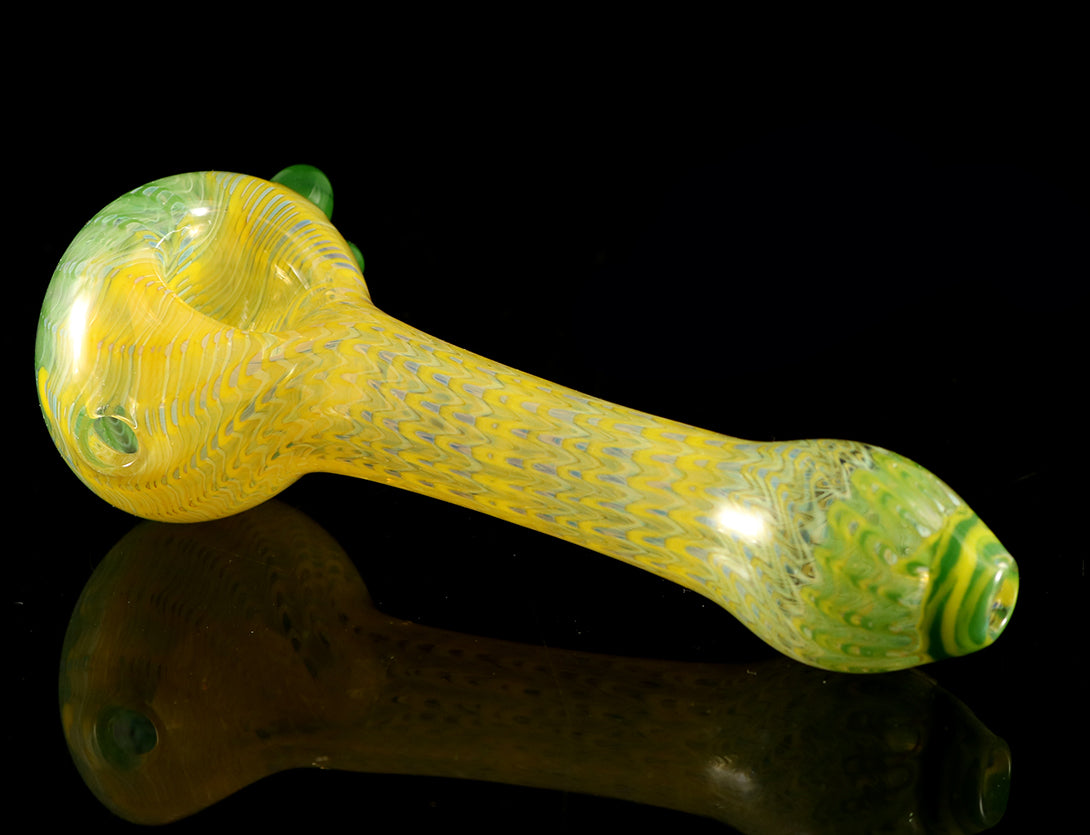 Citrus Spoon Dry Pipe, by CK_Glass