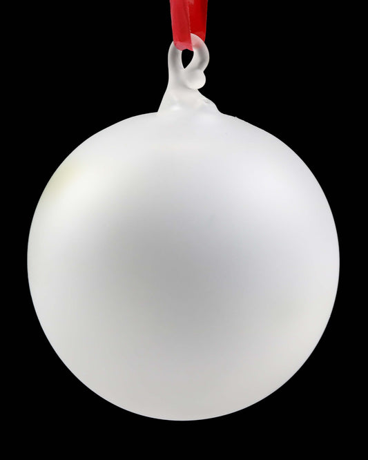 Sandblasted Christmas Ornament