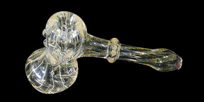 CK Glass Silver & Gold Cane Stack Hammer